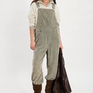 Free People - We the free deep trance cord dungarees (overalls)